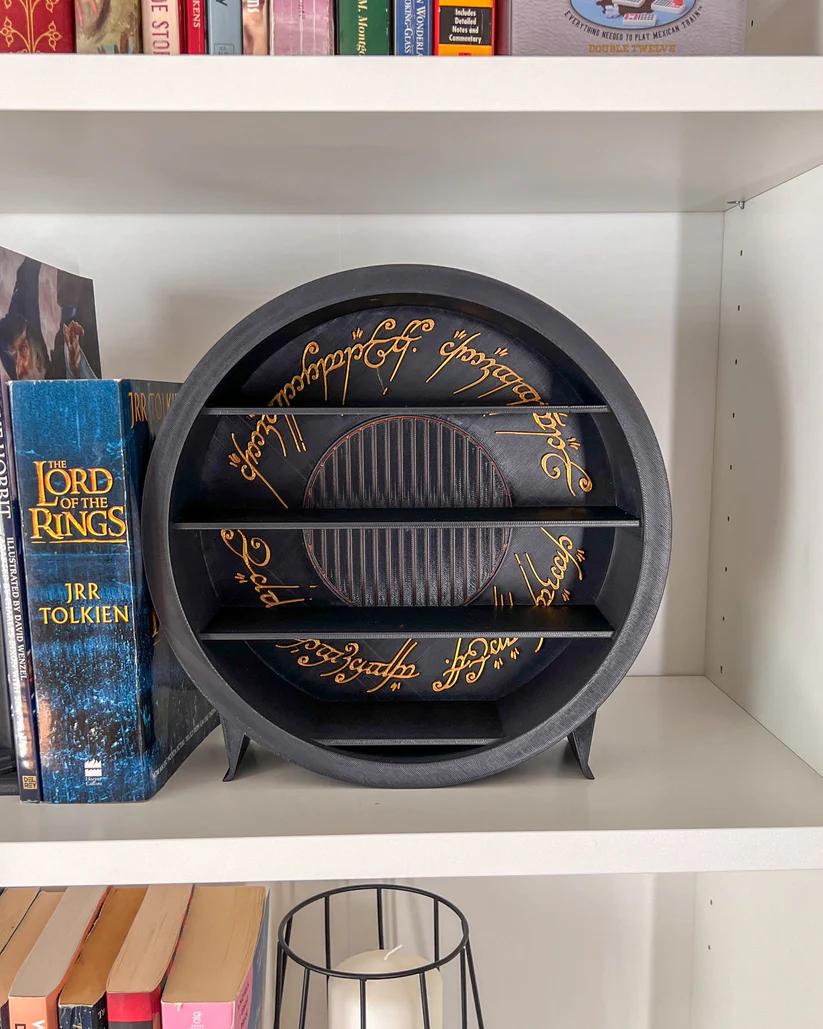 One Ring Mini Bookshelf | hobbiton Bookshelf | One Ring | Bookshelf | Library Bookend | Miniature