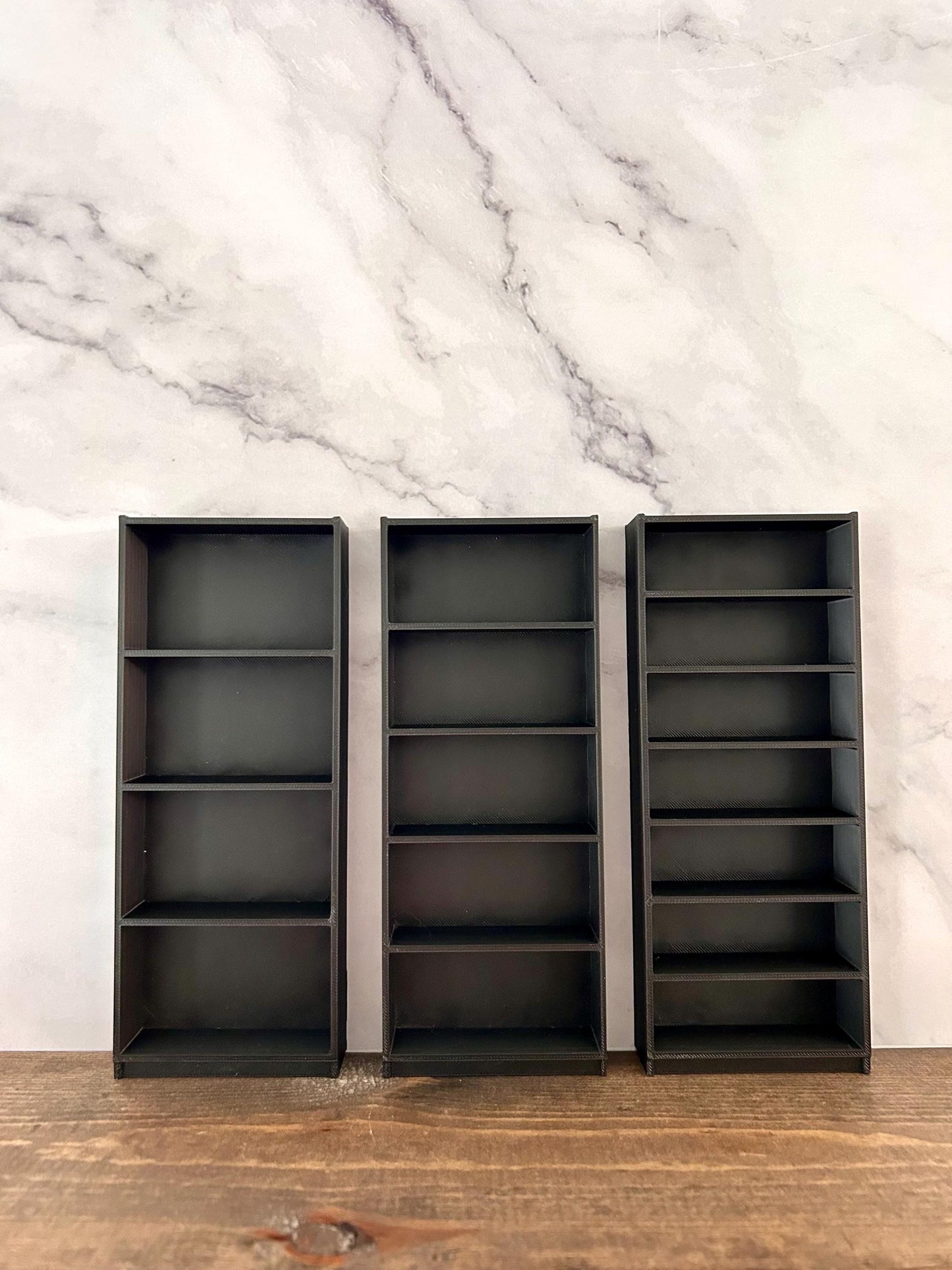 Mini Billy Bookcase l 8in tall | Mini Bookshelf l Bookend | 1/12th Scale Replica Bookshelf | Miniature