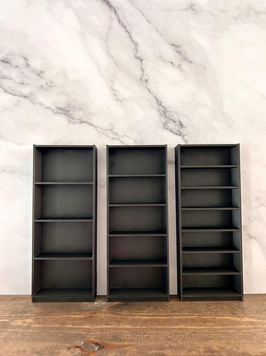 Mini Billy Bookcase l 8in tall | Mini Bookshelf l Bookend | 1/12th Scale Replica Bookshelf | Miniature