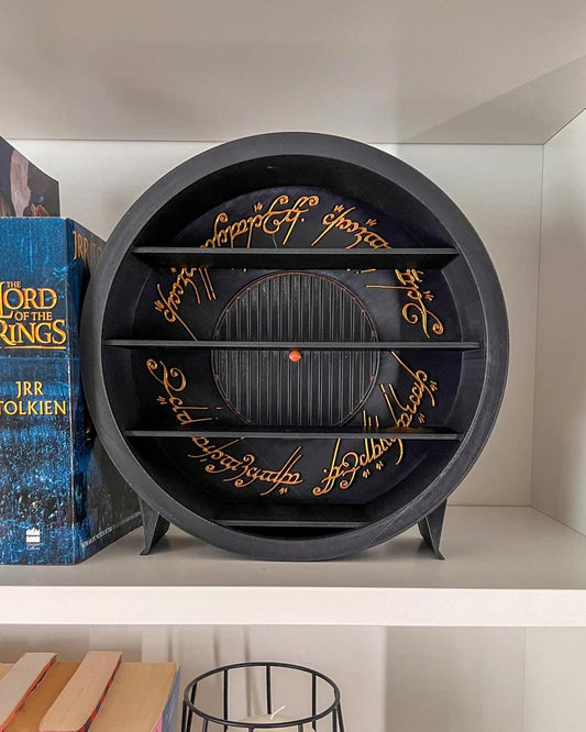 One Ring Mini Bookshelf | hobbiton Bookshelf | One Ring | Bookshelf | Library Bookend | Miniature