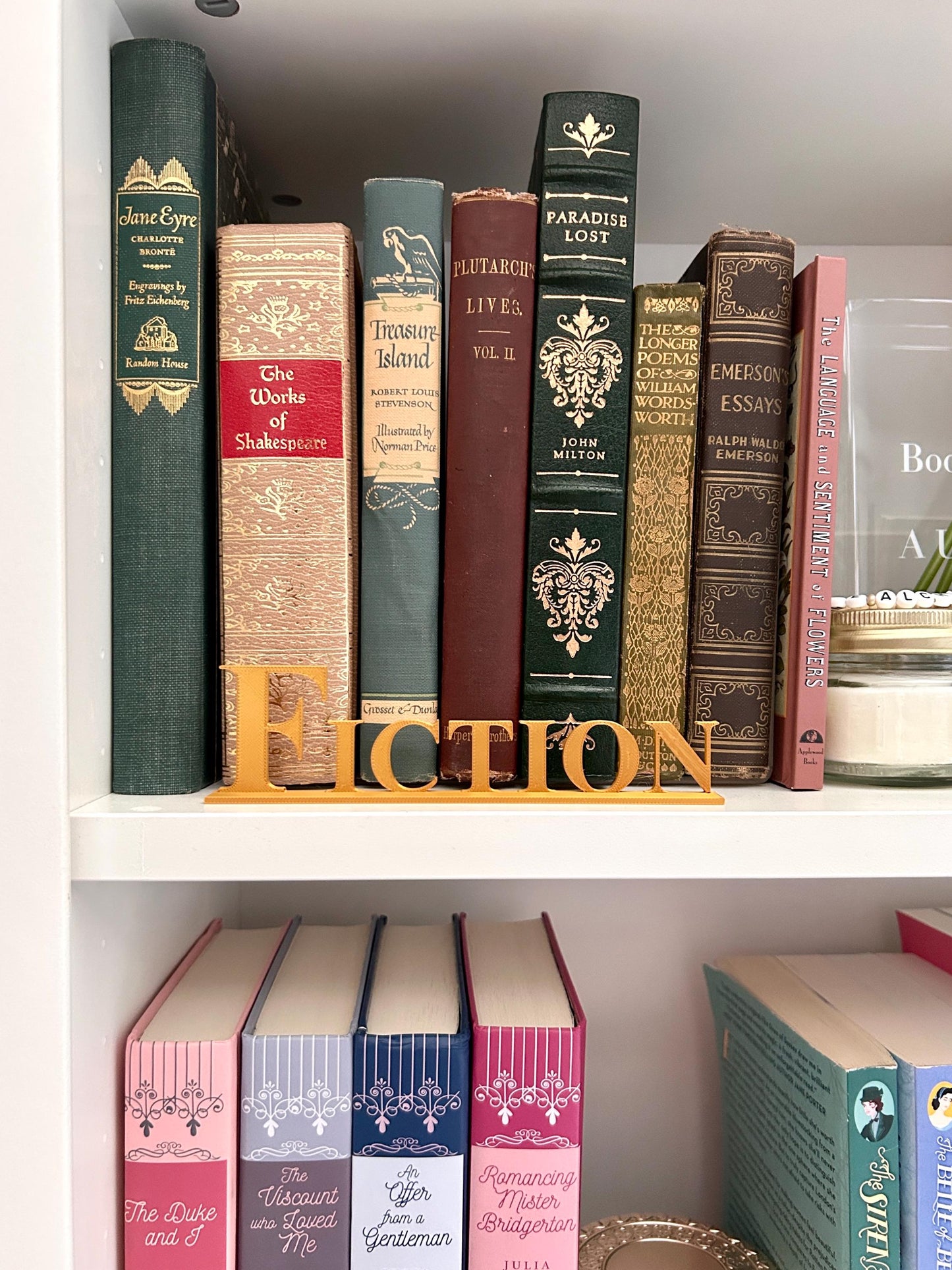 LIBRARY LEGENDS | Genre Signs | Bookshelf Signs | Bookish Gifts | Book Label| Reading | Bookshelf Labels | Book words