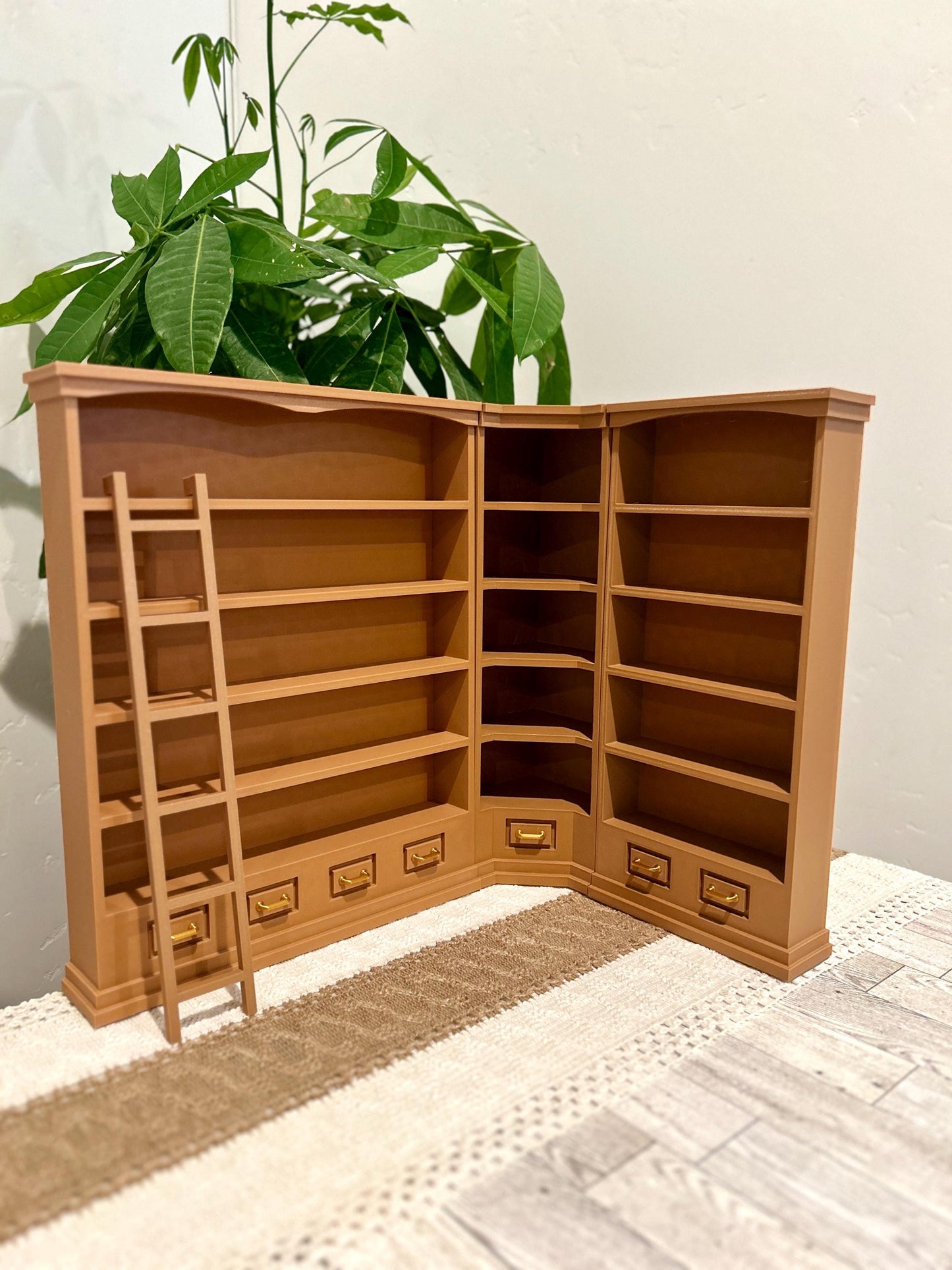 1/6 scale Mini Library | Mini bookshelf | Mini books | Mini Book Display